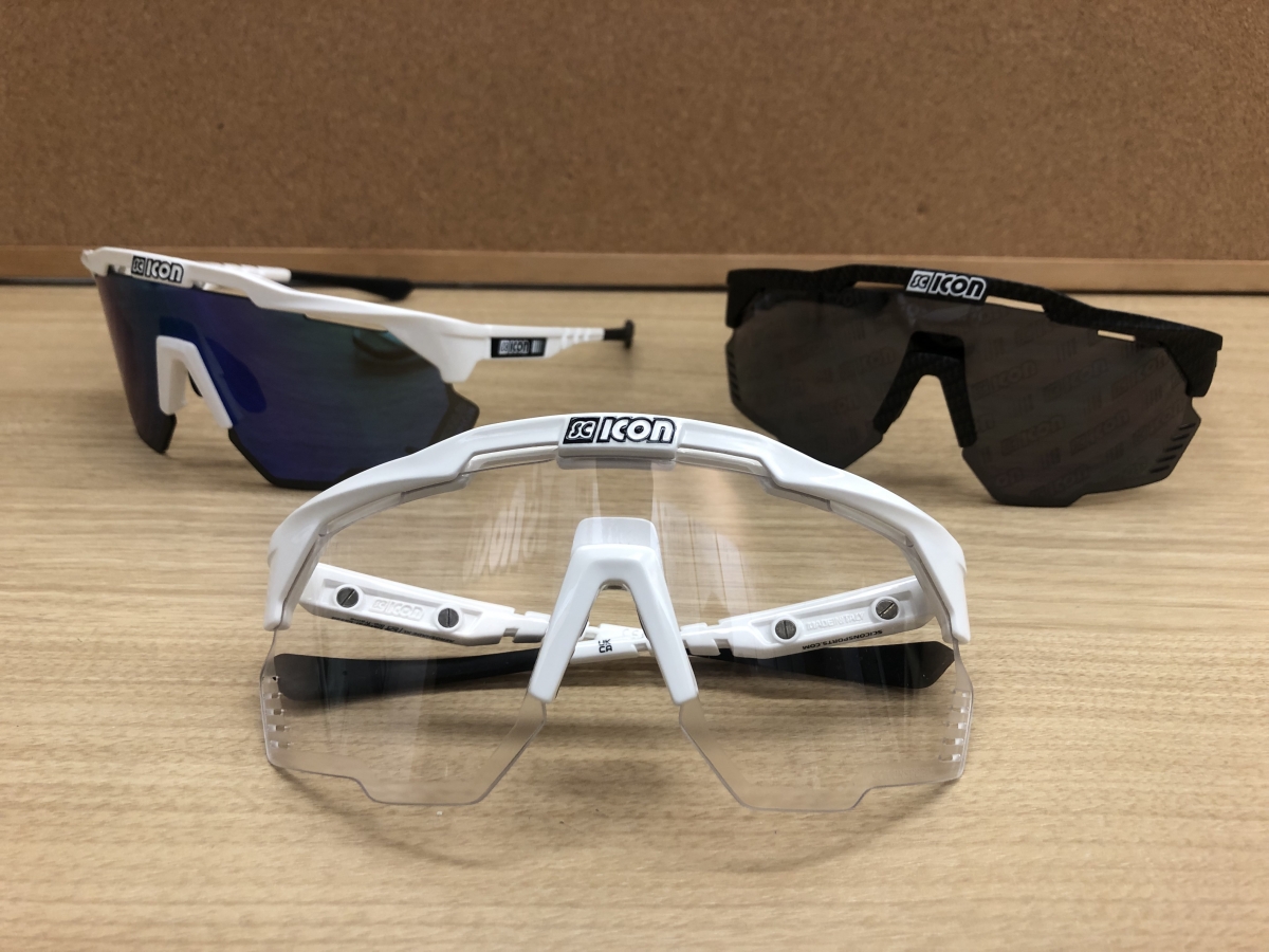 SCICON】エアロなアイウェアAEROSHADE KUNKEN‼特徴的なレンズを3種