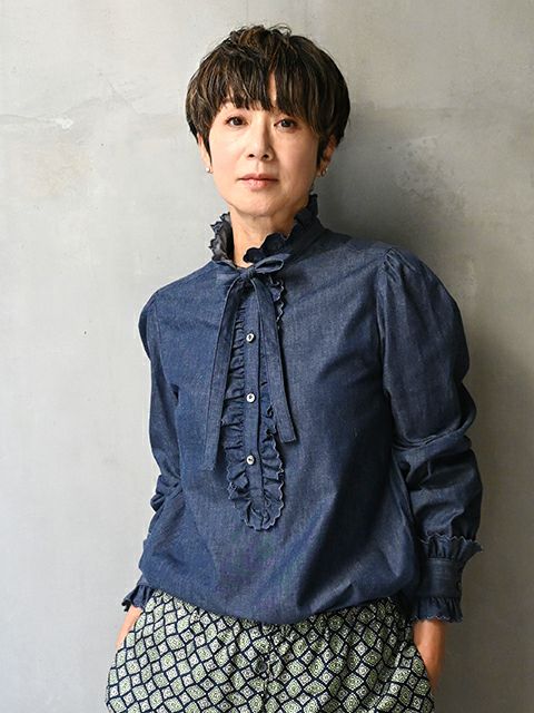 スカラップ刺繍ブラウス | yunahica