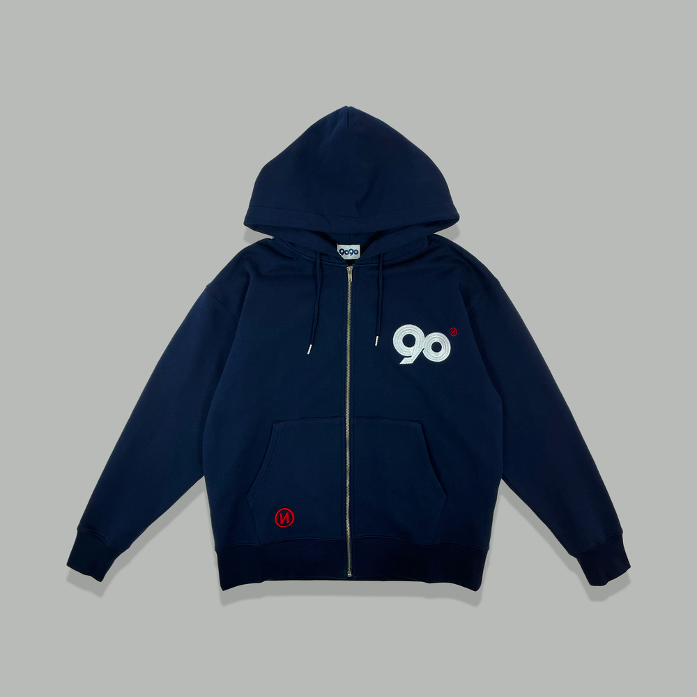 9090 Logo Zip Hoodie – YZ