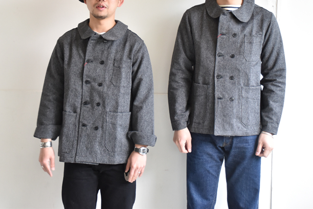 春仕様のフレンチワークジャケット/Le Travaille GalliceのDOUBLE
