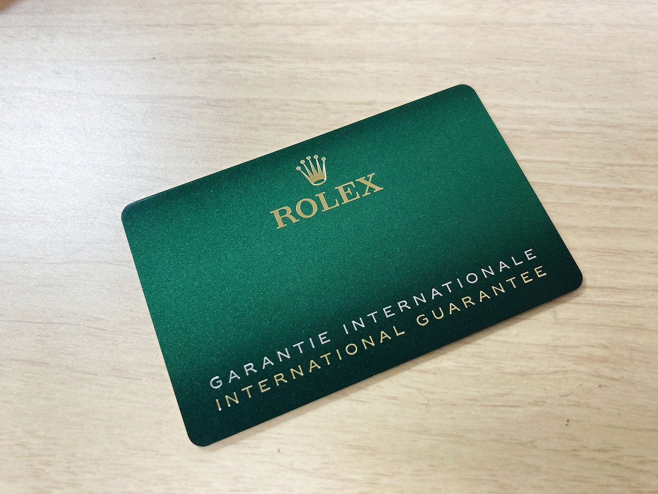 2020年7月から 日本ロレックスでも新デザインの ギャランティーカード