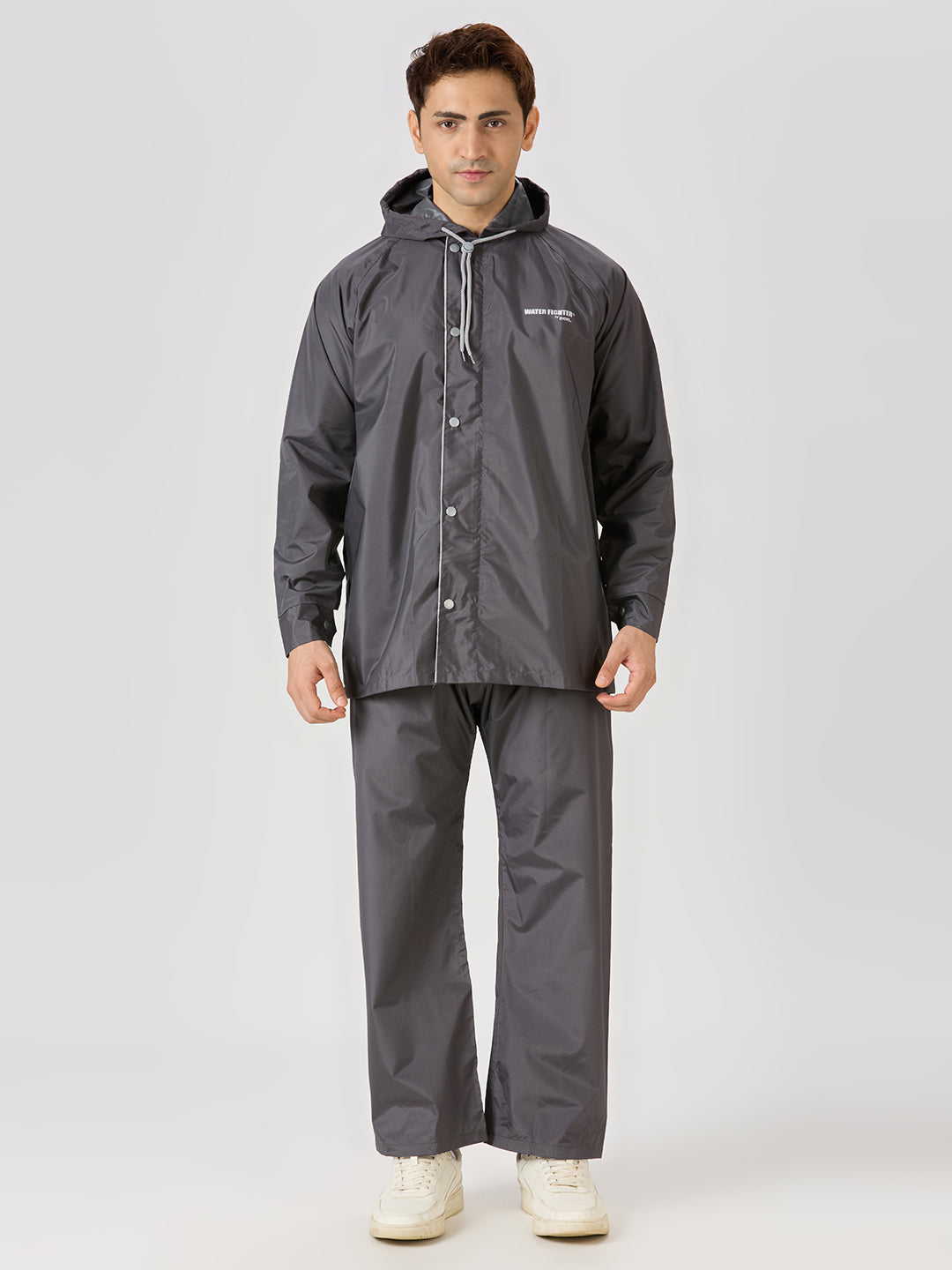 Zeel Men's Lightweight Rainsuit - Grey EWF79