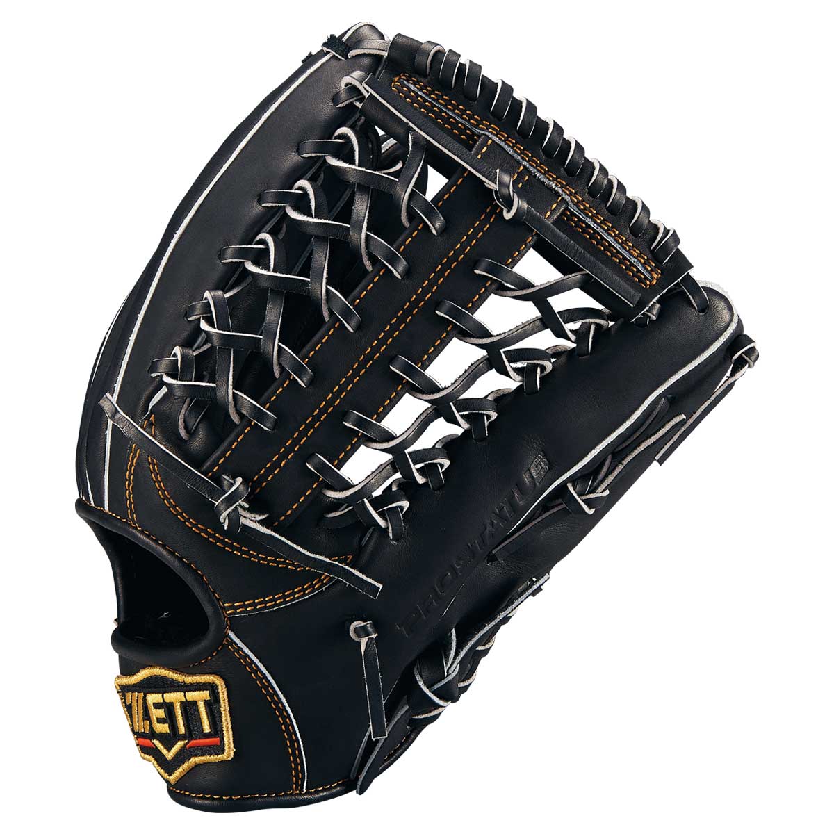 ☆旧ラベルZETTプロステイタス外野手用ソフト軟式草野球☆ 軟式グラブ