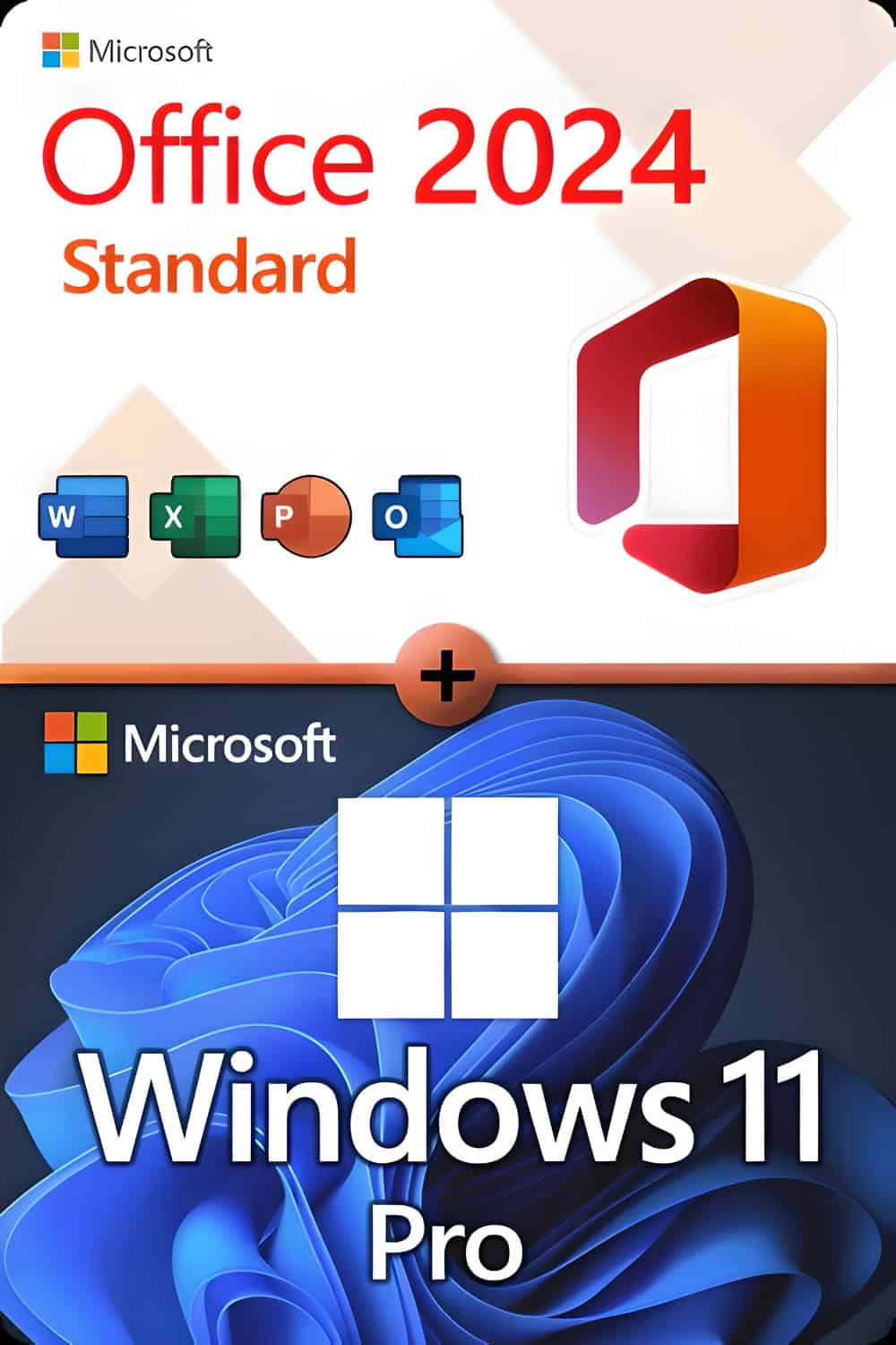 Microsoft Office 2024 Standard + Microsoft Windows 11 Pro