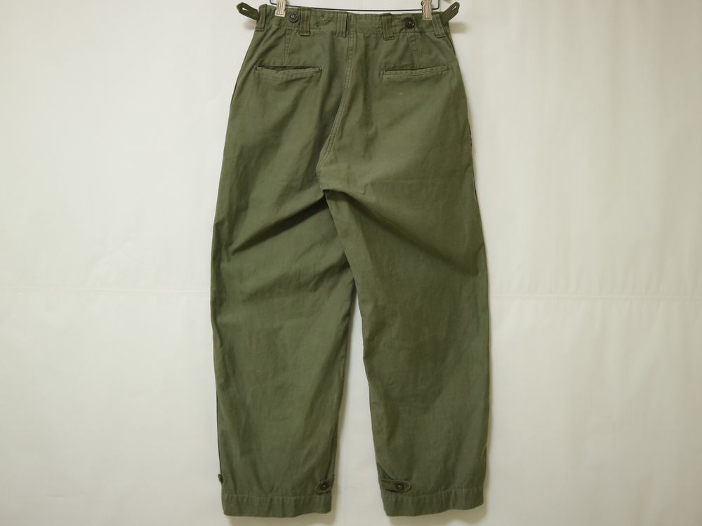40s 米軍 実物 M-45 M45 フィールド トラウザーズ パンツ 実寸 W31