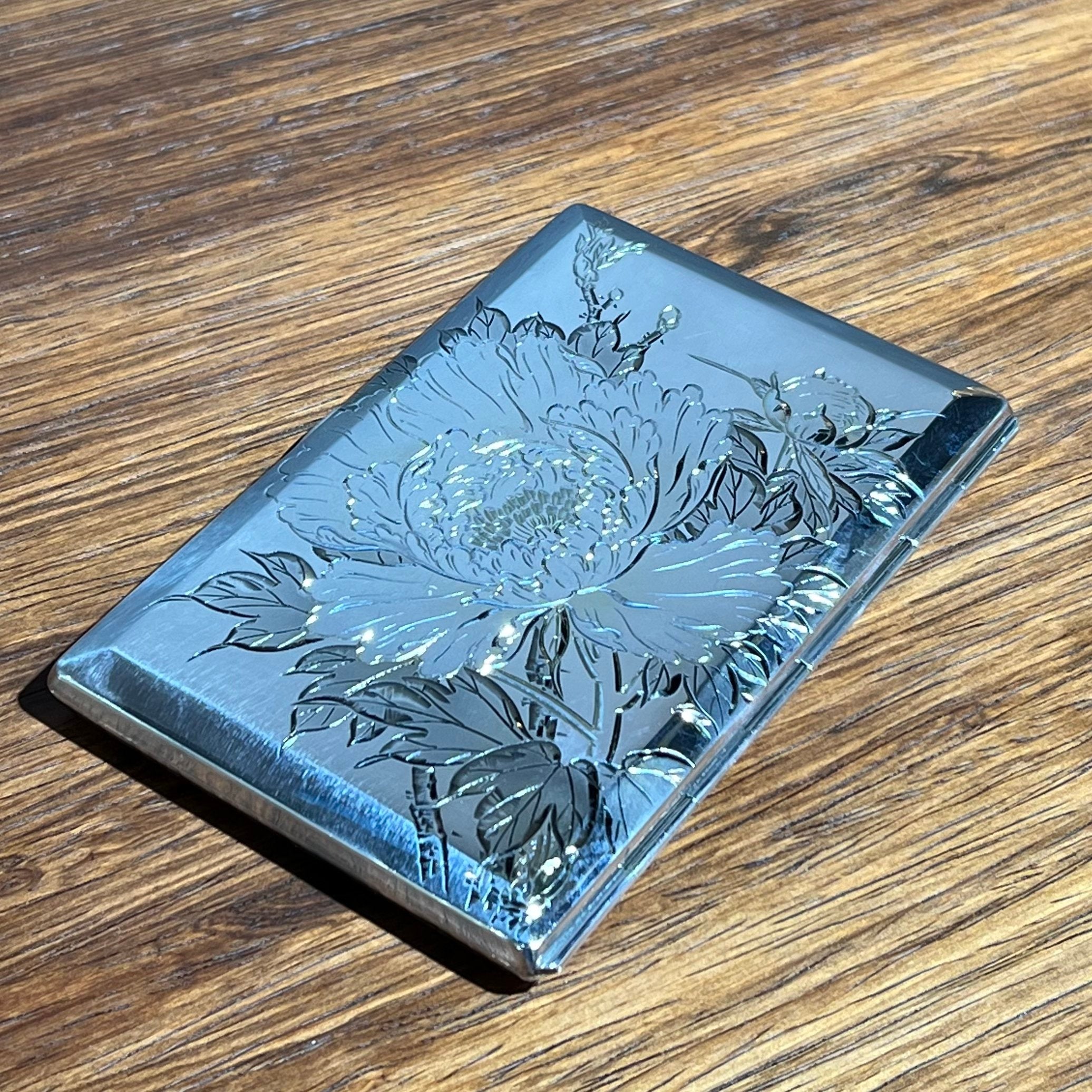 Estate Japanese 950 Sterling Silver Signed Cigarette Box – Gallery 925