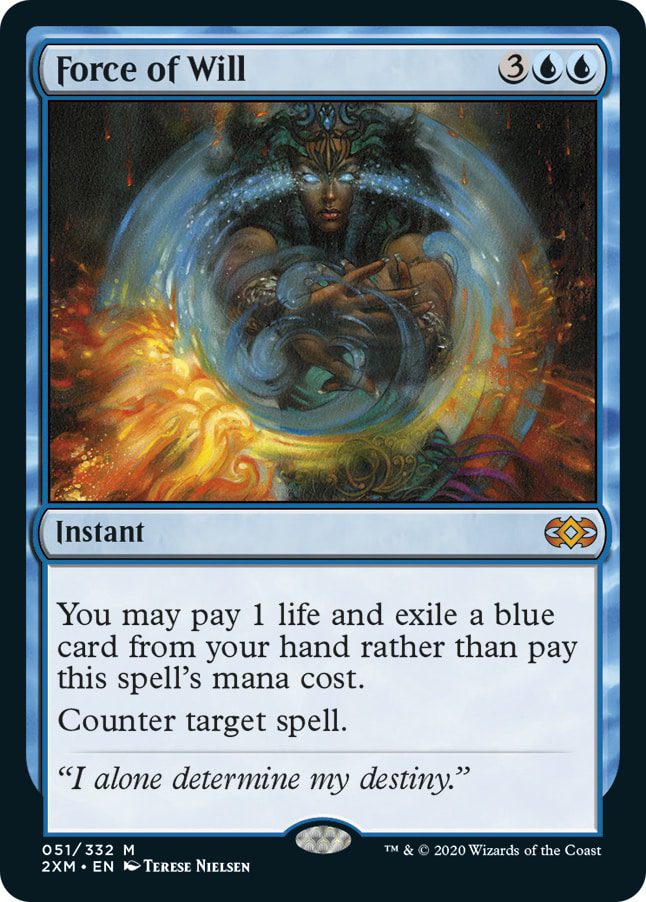 Force of Will MTG - Double Masters #51 (English) | Magic: The