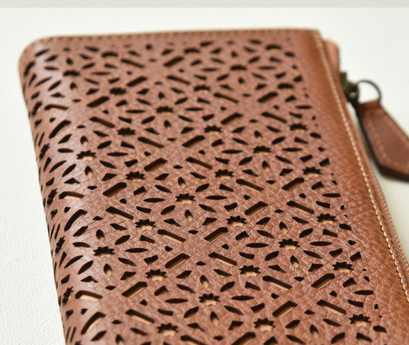 ダイヤカットワーク Lファスナー長財布｜商品一覧 | 革財布、バッグの