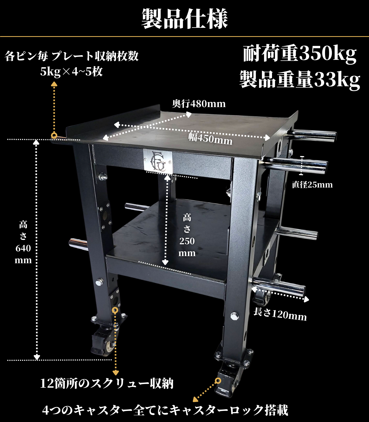 GFCダンベルスタンド – GentlemanFitnessClub