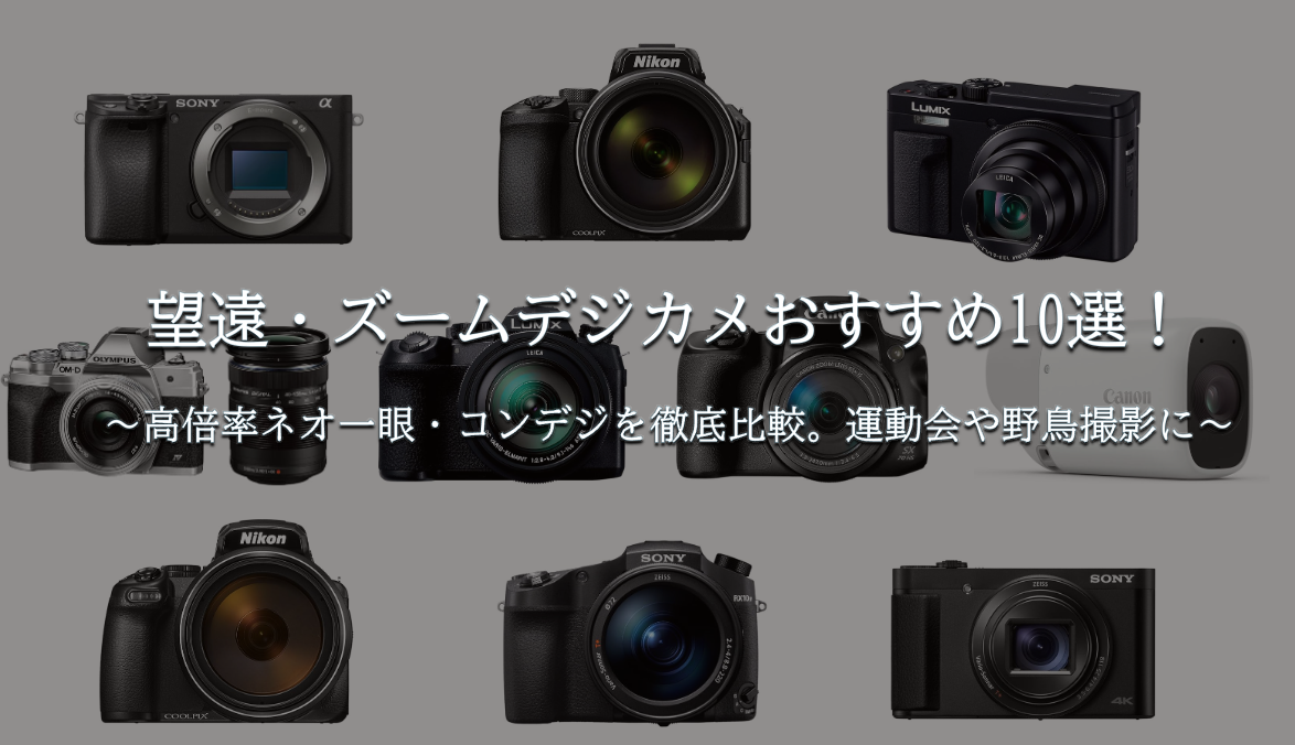 2025年版】望遠・ズームデジカメおすすめ10選！高倍率ネオ一眼