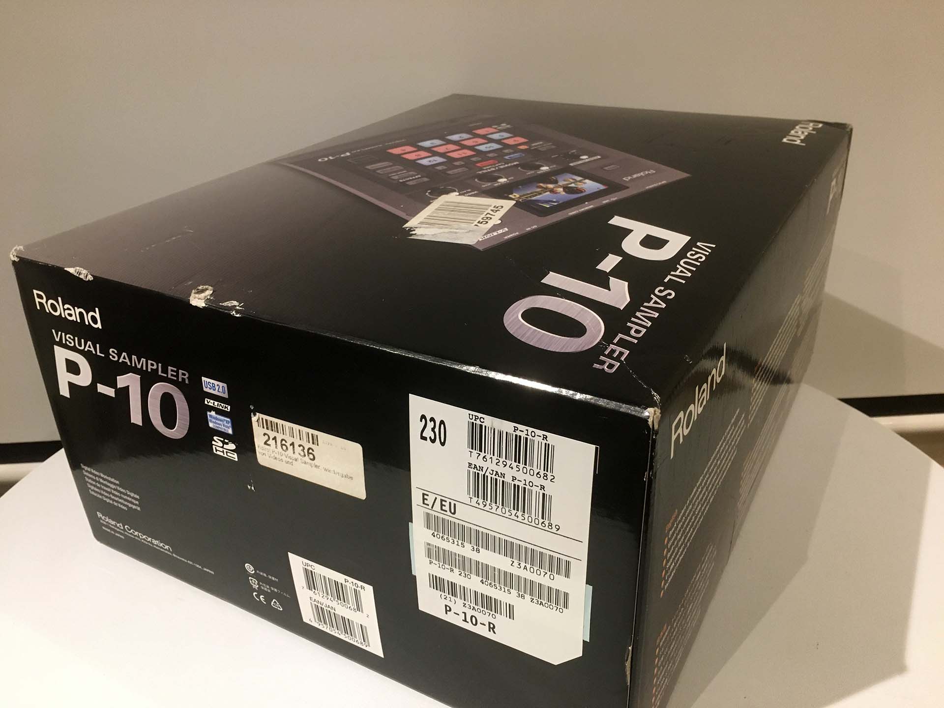 Roland EDIROL P-10 Visual Sampler 動作確認済み Roland P-10 Visual