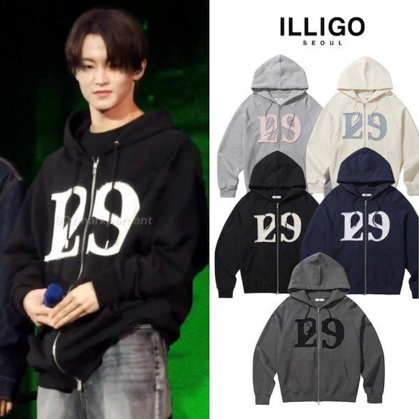 Qoo10] ILLIGO 129 LOGO PATCH HOODI