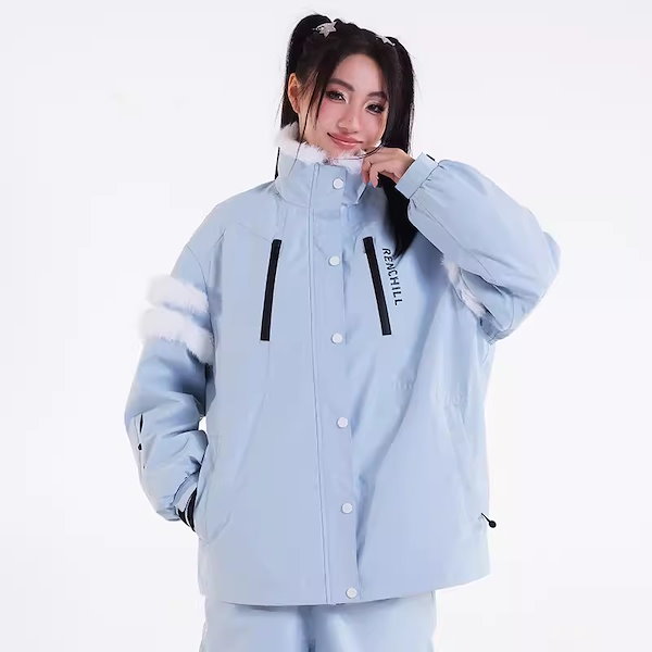 Qoo10] スノーボードウェア 上下セット レディー