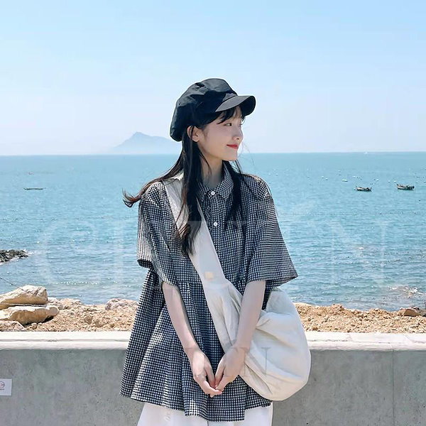 Qoo10] チェックシャツ レディース 40代 50