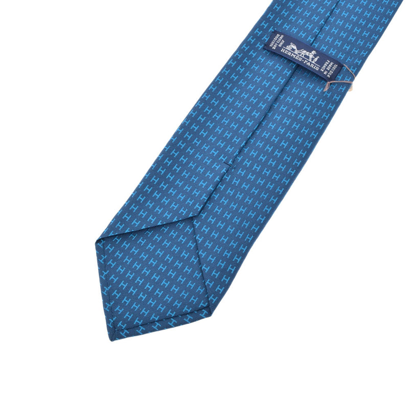 エルメスH柄 濃青 メンズ ネクタイ HERMES – 銀蔵オンライン