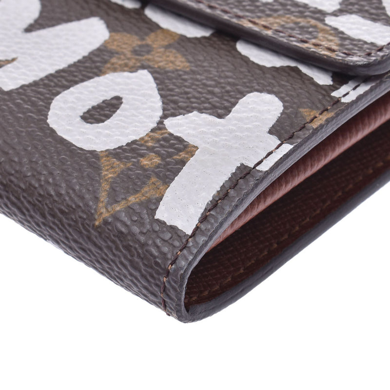 ルイヴィトングラフィティ ファスナー長財布 レア 14145 シルバー ユニ