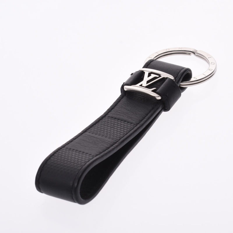 ルイヴィトンアンフィニ LVドラゴンヌ キーリング 14137 黒 メンズ
