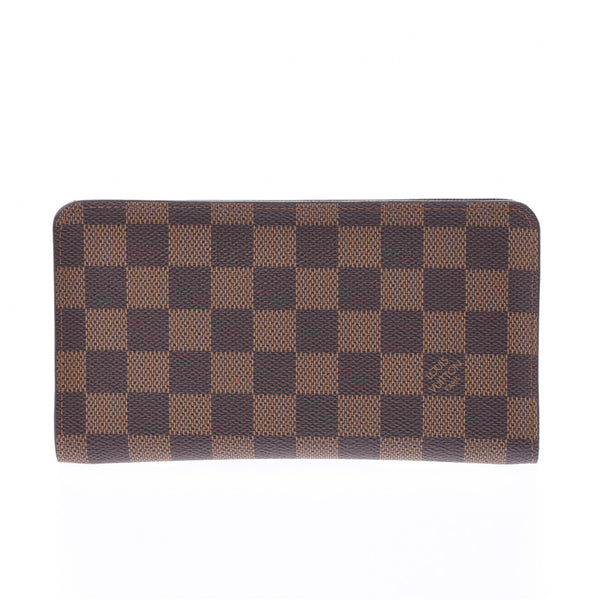 ルイヴィトンポルト モネ ジップ 14137 ブラウン ユニセックス 長財布