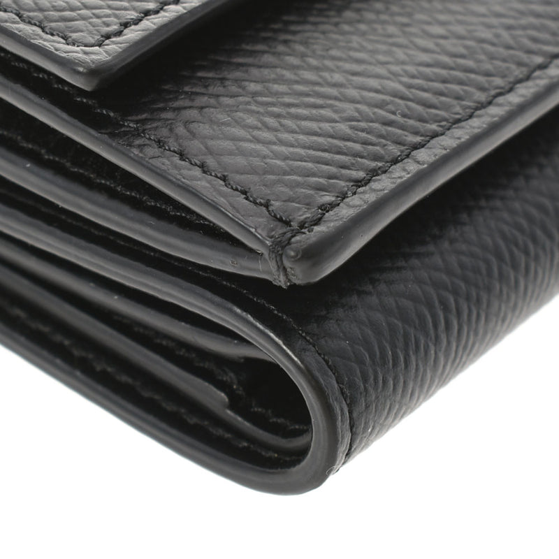 セリーヌスモールフォールデッド コンパクトウォレット 黒 ユニ