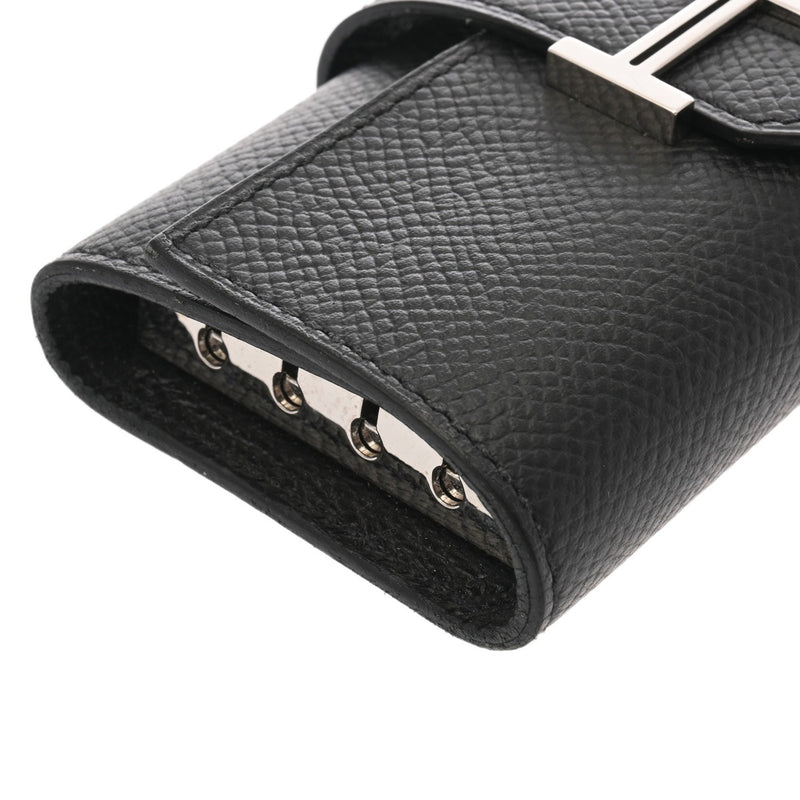 エルメス ベアン 4連キーケース ブラック シルバー金具 R刻印(2014年頃