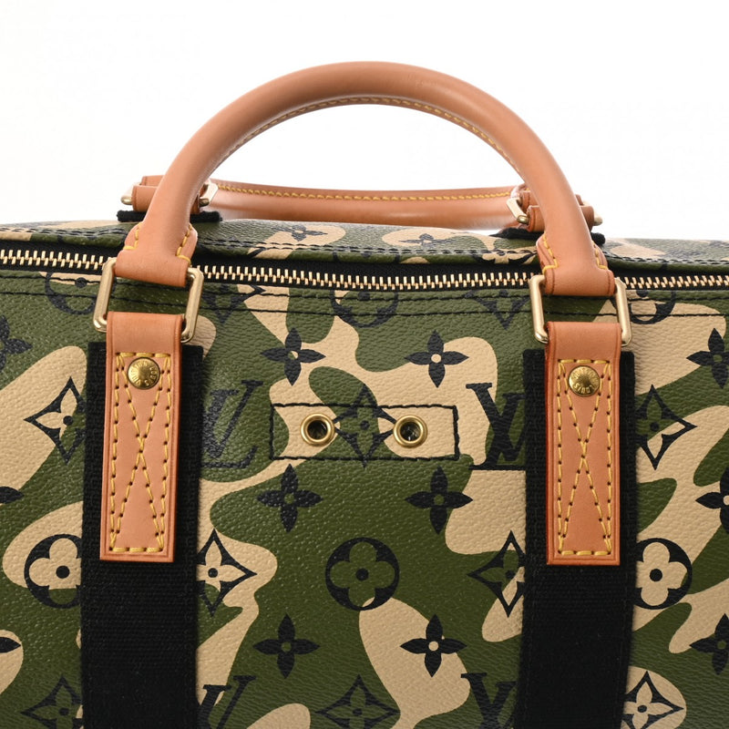 ルイヴィトンモノグラモフラージュ スピーディ35 カーキ ユニセックス