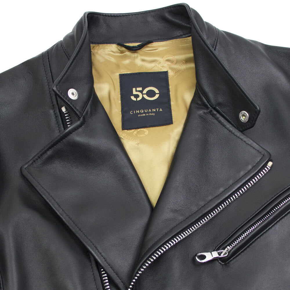 CINQUANTA（チンクワンタ）STAND COLLAR DOUBLE RIDERS スタンドカラー