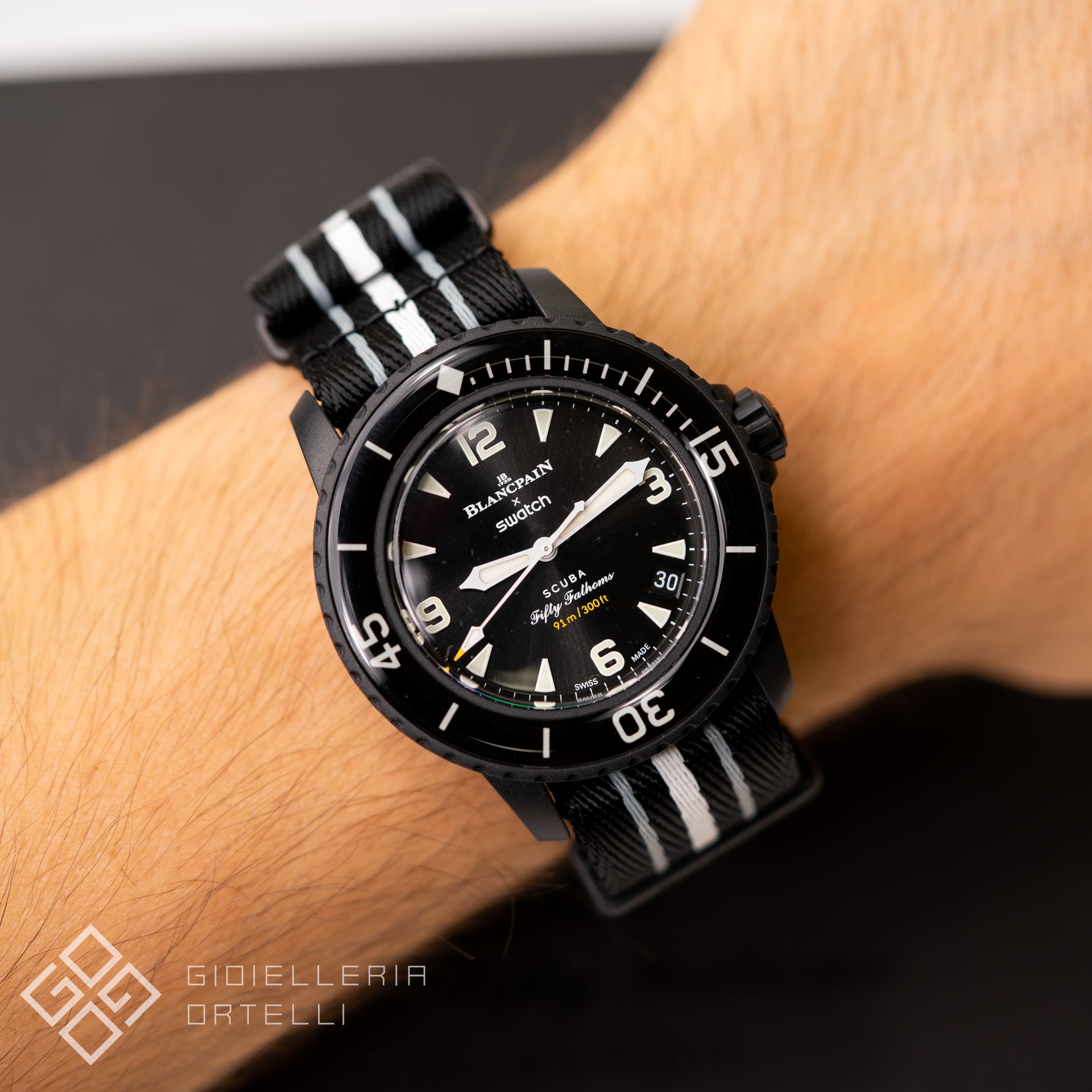Swatch Scuba Fifty Fathoms 'Ocean Of Storms' Blancpain