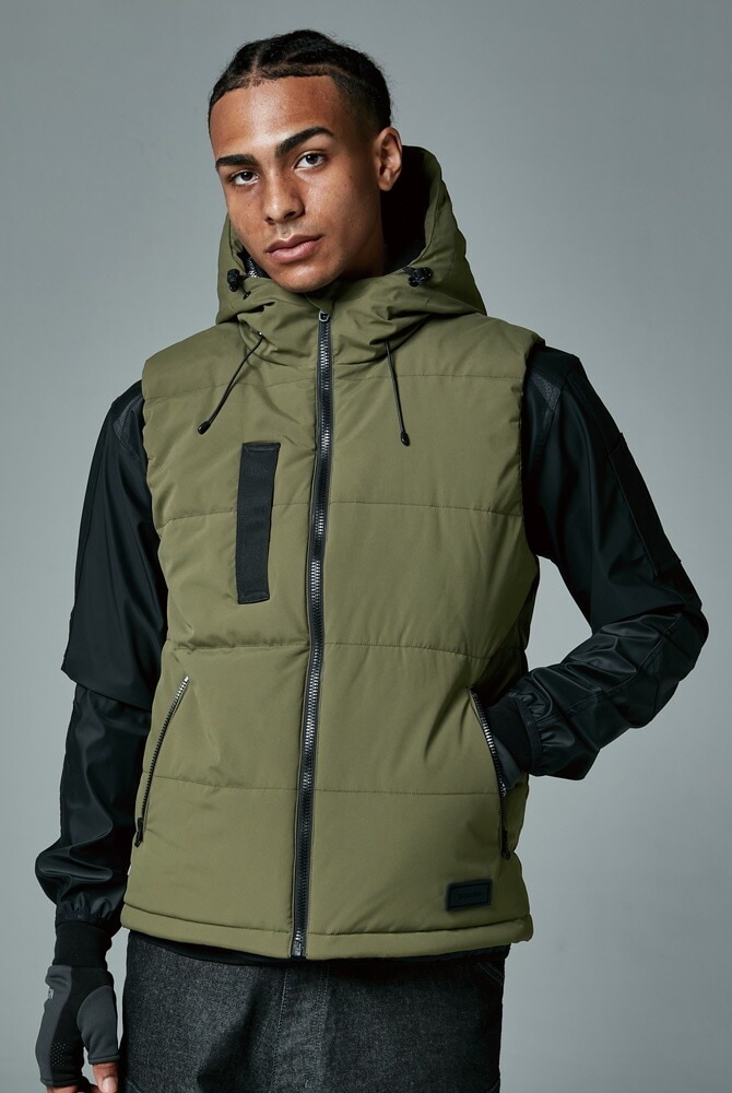 防寒ベスト リフレクティブファイバー ダウンベスト TS DESIGN 1928