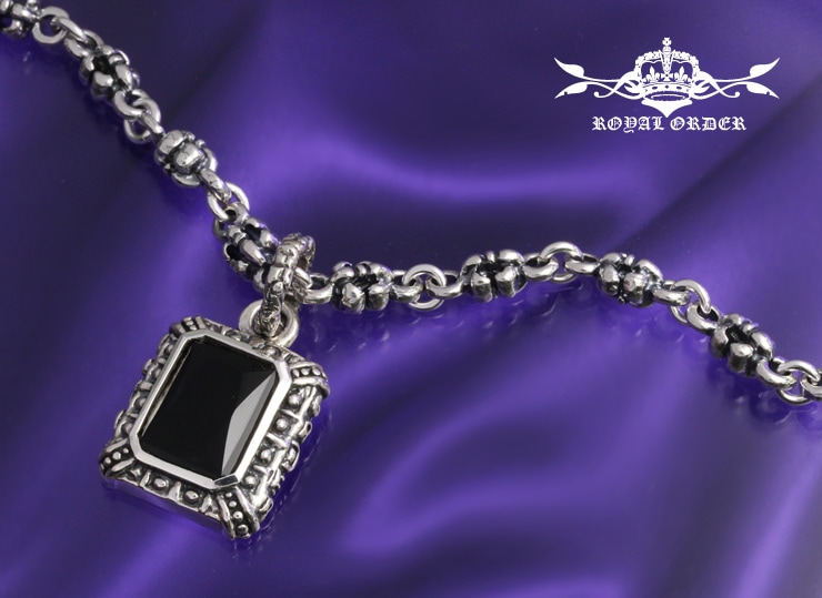 ロイヤルオーダー 【本国オーダー・受注生産】SQUARE STONE w/ONYX or