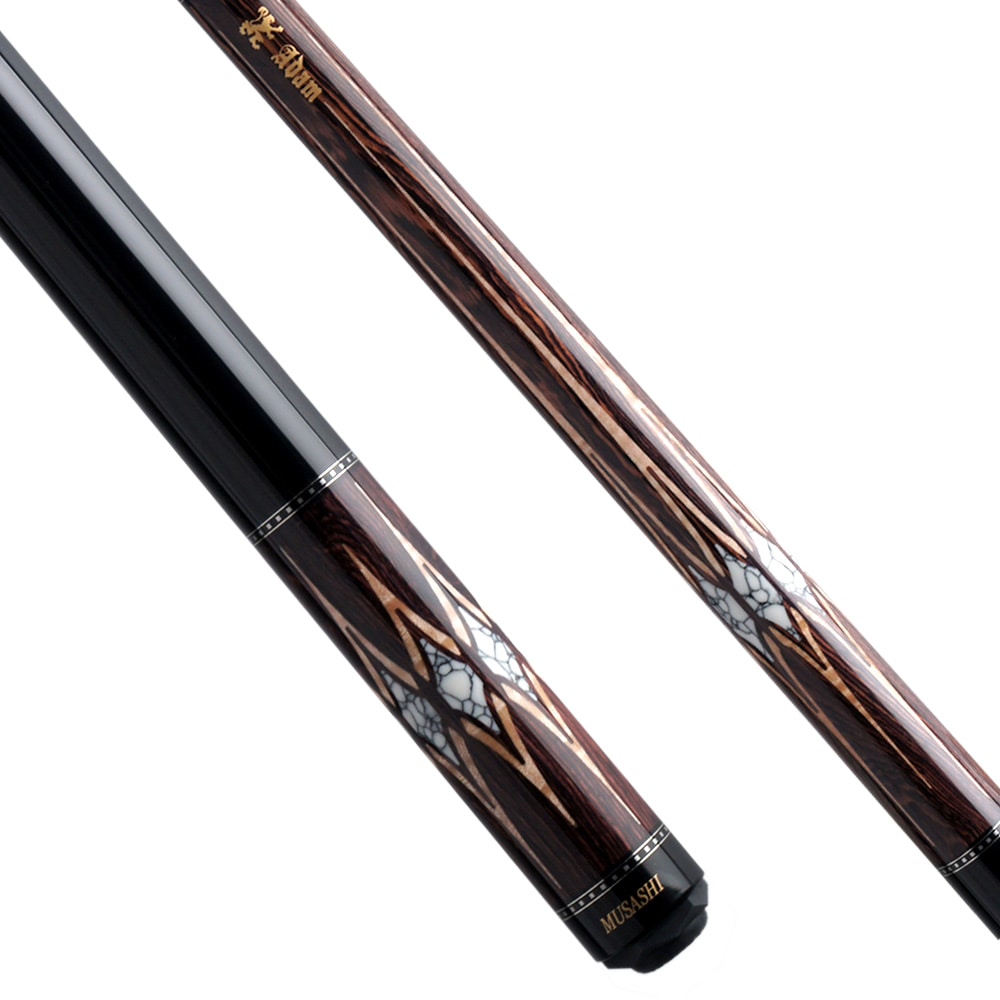 ムサシ 3C・キャロム キュー A40 キングウッド/カーリー WT (2シャフト