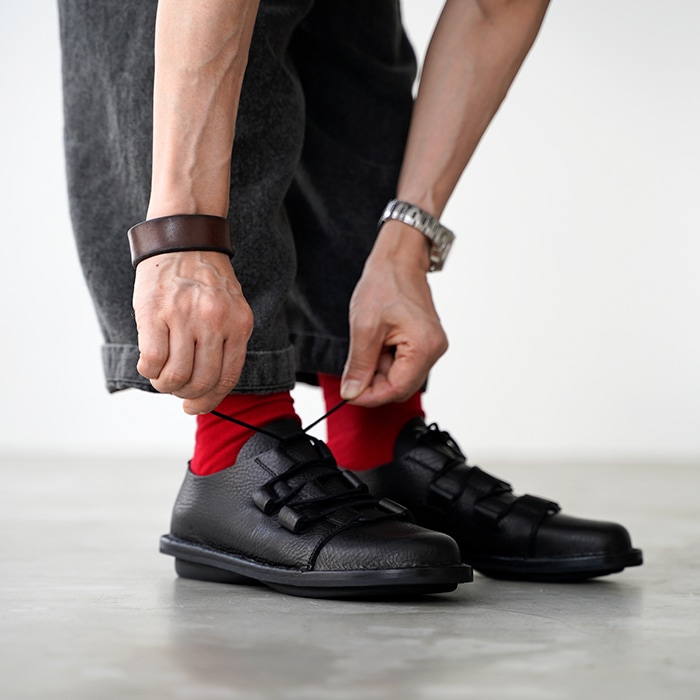 trippen トリッペン レースアップ シューズ Motor black モーター