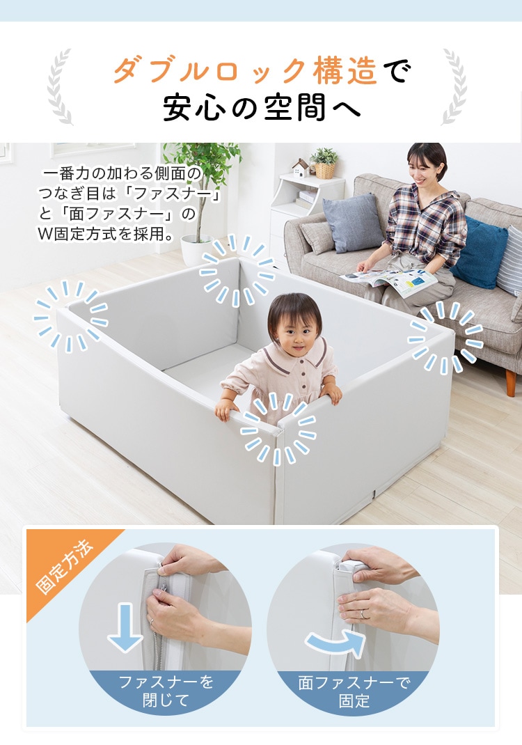 nuage サークルマット グレー / ホワイト 【大型宅配便・配送日時指定