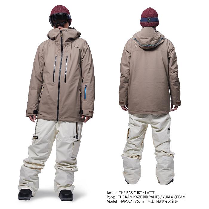 REW アールイーダブリュ BASIC JKT LATTE 24-25 ボードウエア ユニ