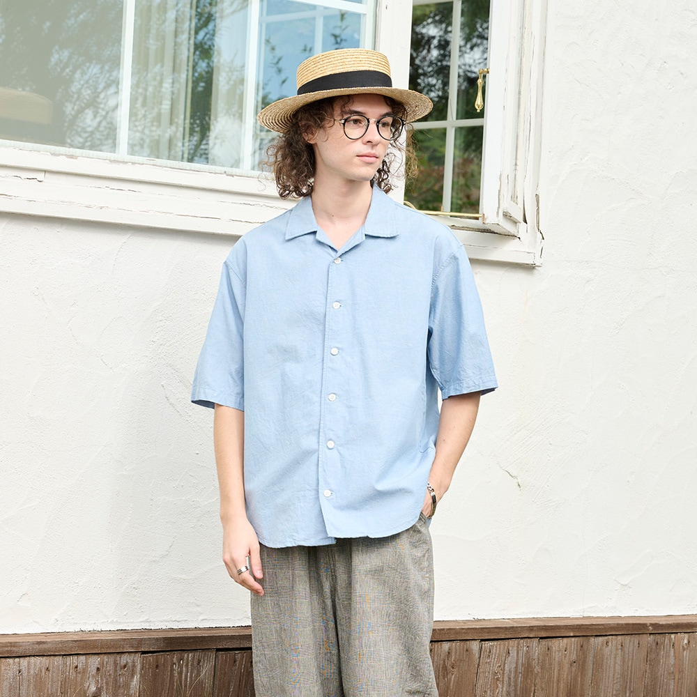 NARU(ナル) サマームラデニム シャツ「Citrus -シトラス-」662813