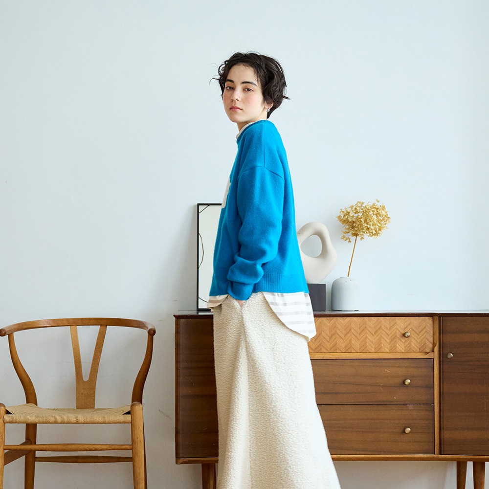 NARU(ナル) タスマニアラム KUMA knit 666607 | TOPS,ニット | NARU