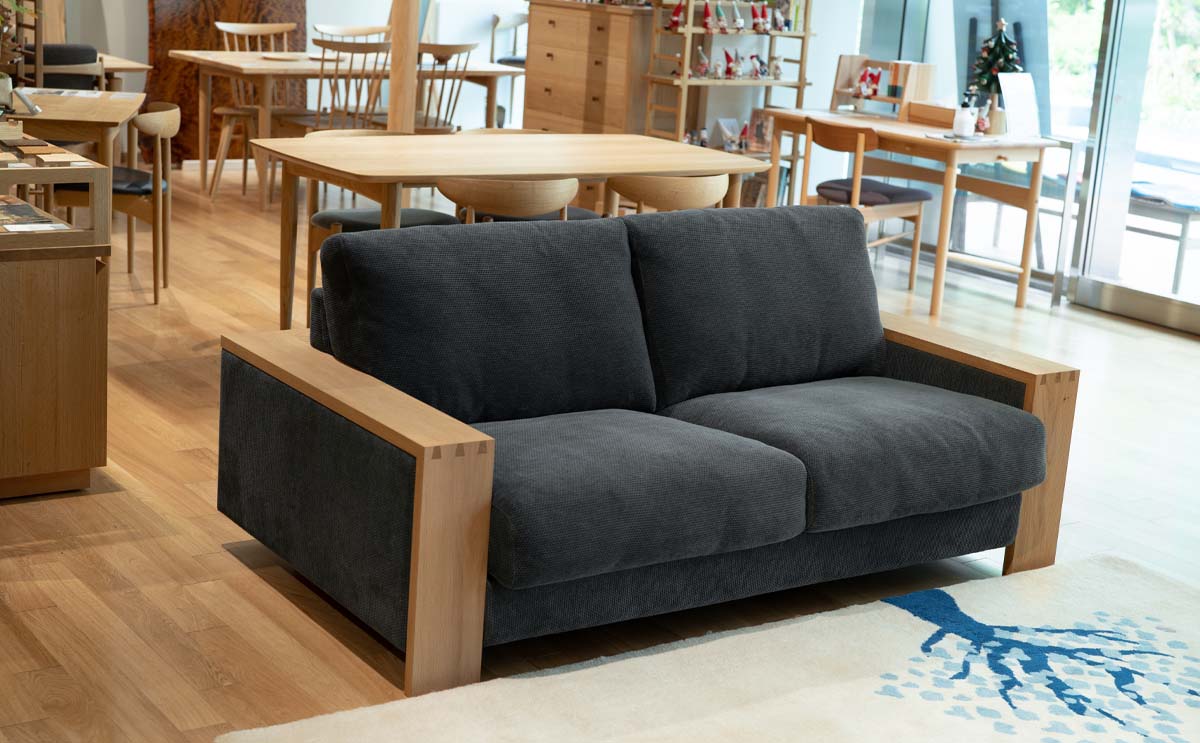 2.5人掛け 北欧風 モダン オーク 天然木 A TEMPO 2.5人掛け 北欧風