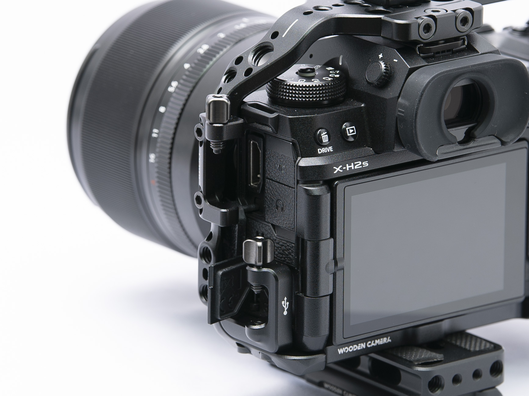 Wooden Camera - Fujifilm X-H2s Unified Accessory Kit (Pro, V-Mount)