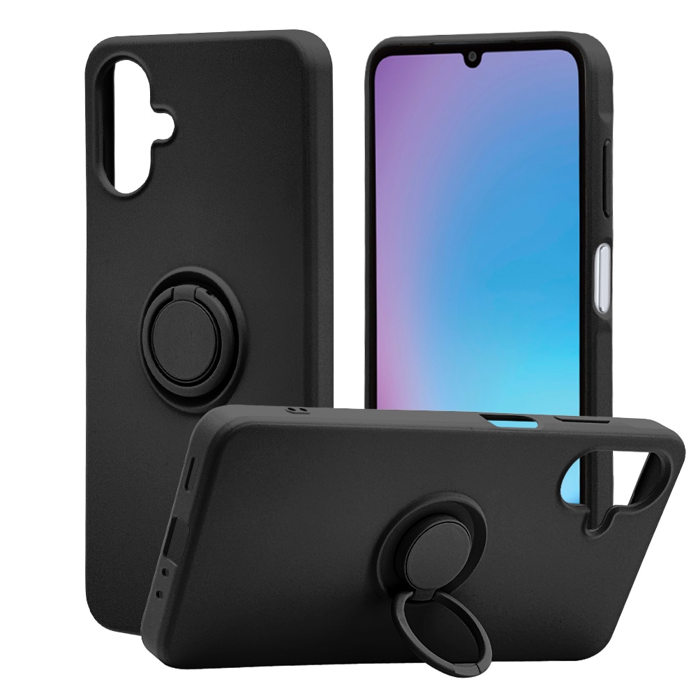 Galaxy A25 5G ケース カバー ソフトケース TPU スマホリング付き 落下