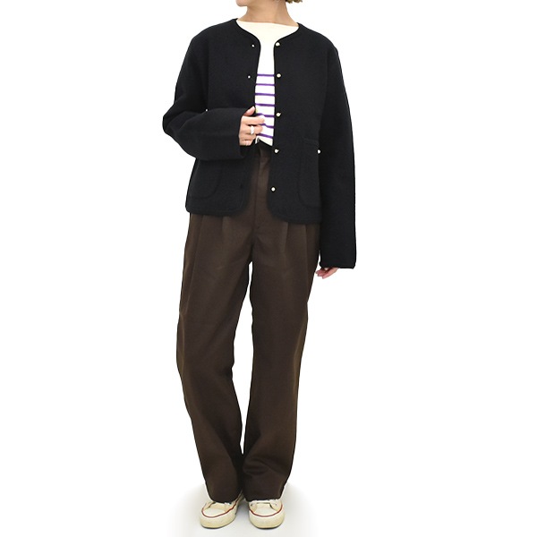 25AW】THE SHINZONE シンゾーン WOOL KNIT JACKET ウール ニット