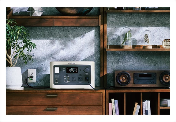 Victorポータブル電源 BN-RF250(容量256Wh)自動給電切り替え機能付き