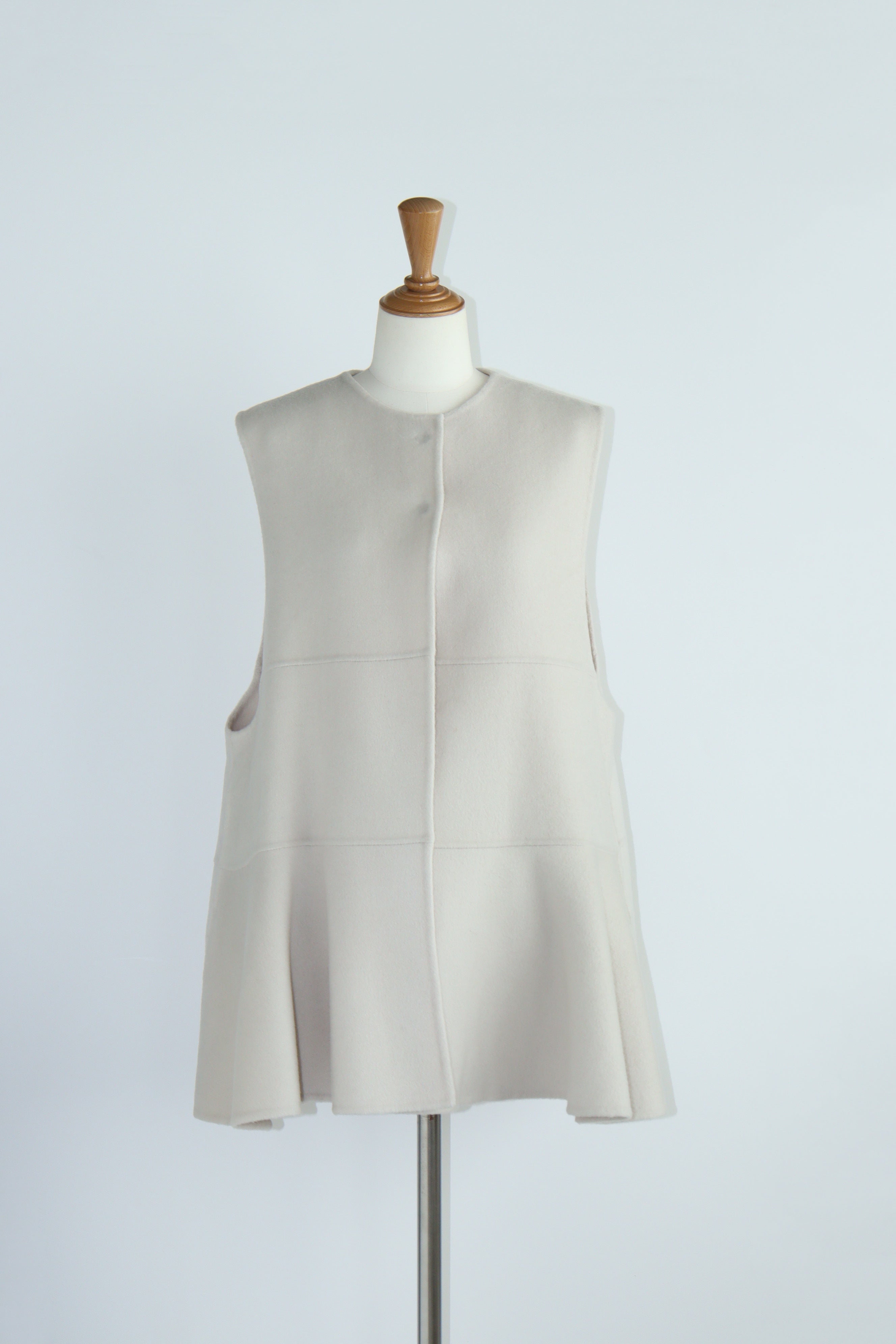 St.cecilia リバーウールフレアジレ – GIRLISH