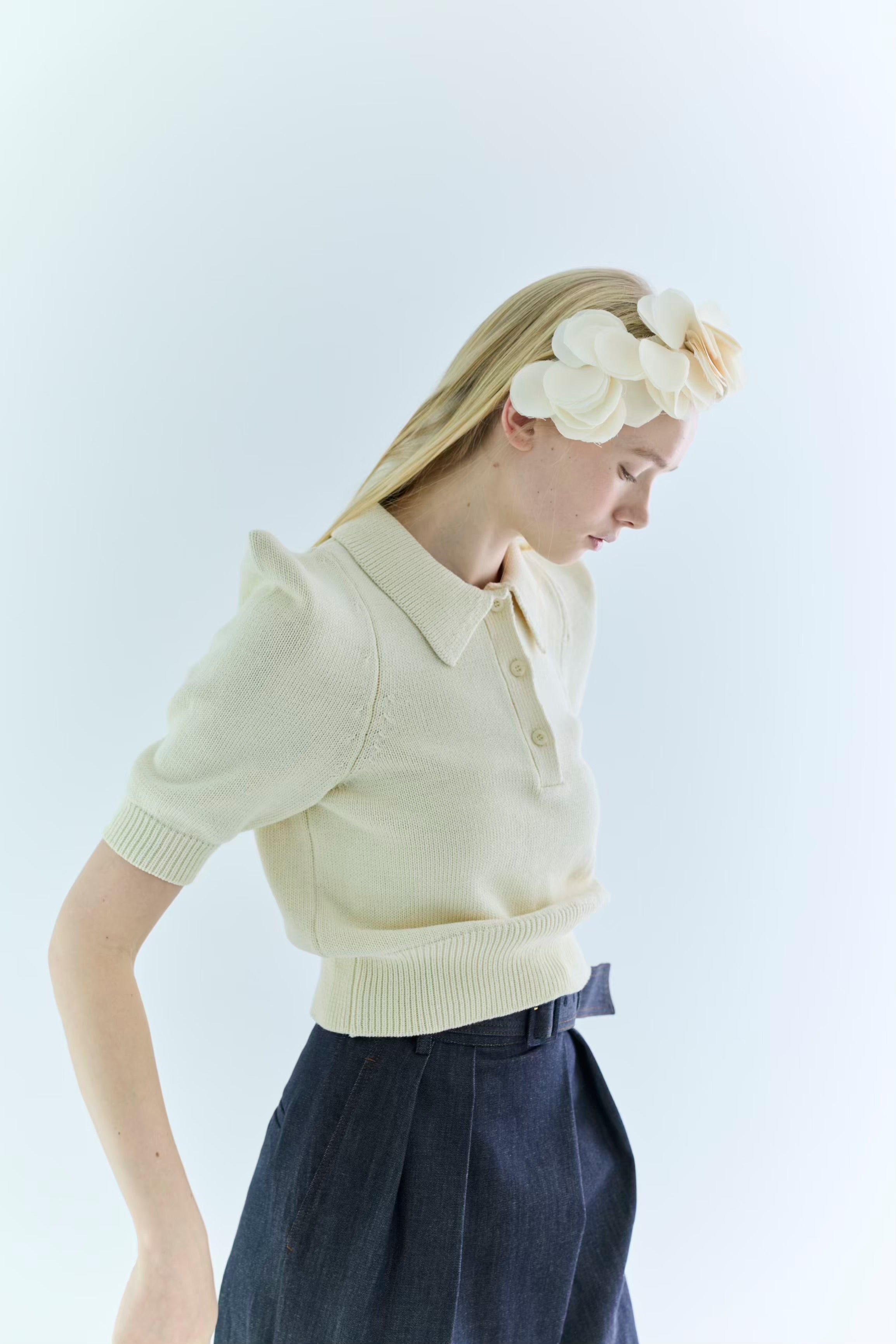 St.cecilia TSUNOポロニット – GIRLISH