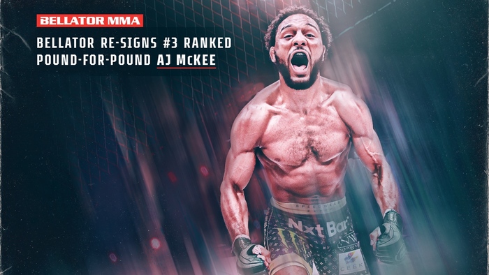Bellator】AJ・マッキーがBellatorと複数年契約更改、ライト級ワールド