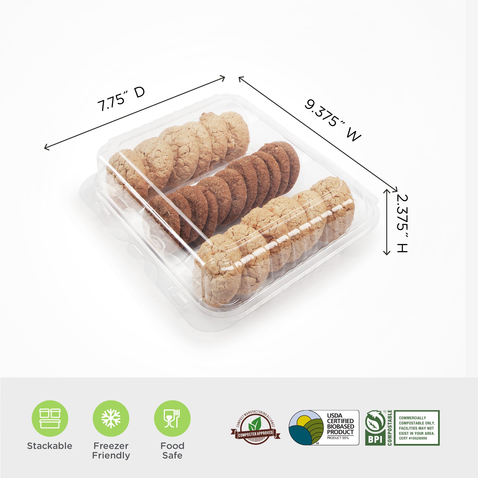 good natured - Planet Friendly Triple Row Cookie Package .