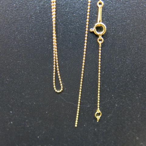 K18 1gネックレス！3,400円で買取させていただきました！切れた