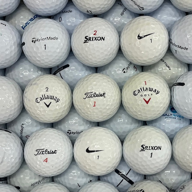Premium Assorted Brands Bulk Used Golf Balls - golfballs.net