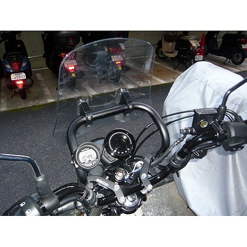 ZETA : Adventure Windshield, Standard, CT125 [F6161]