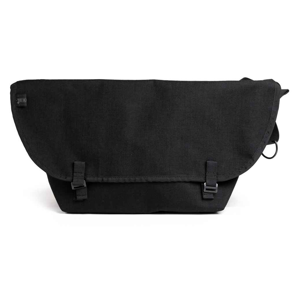 BLUE LUG* the messenger bag half (black) - BLUE LUG GLOBAL ONLINE