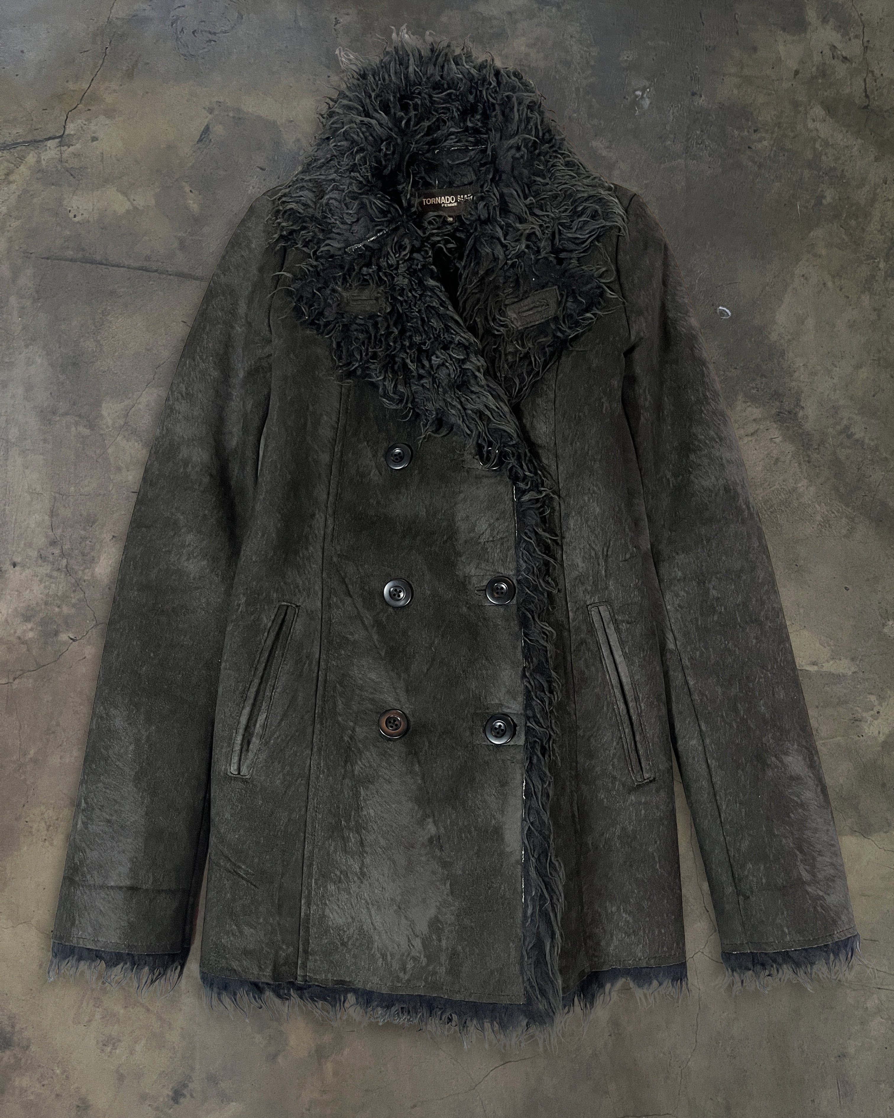 TORNADO MART TROMPE L'OEIL FUR PARKA – glam archive