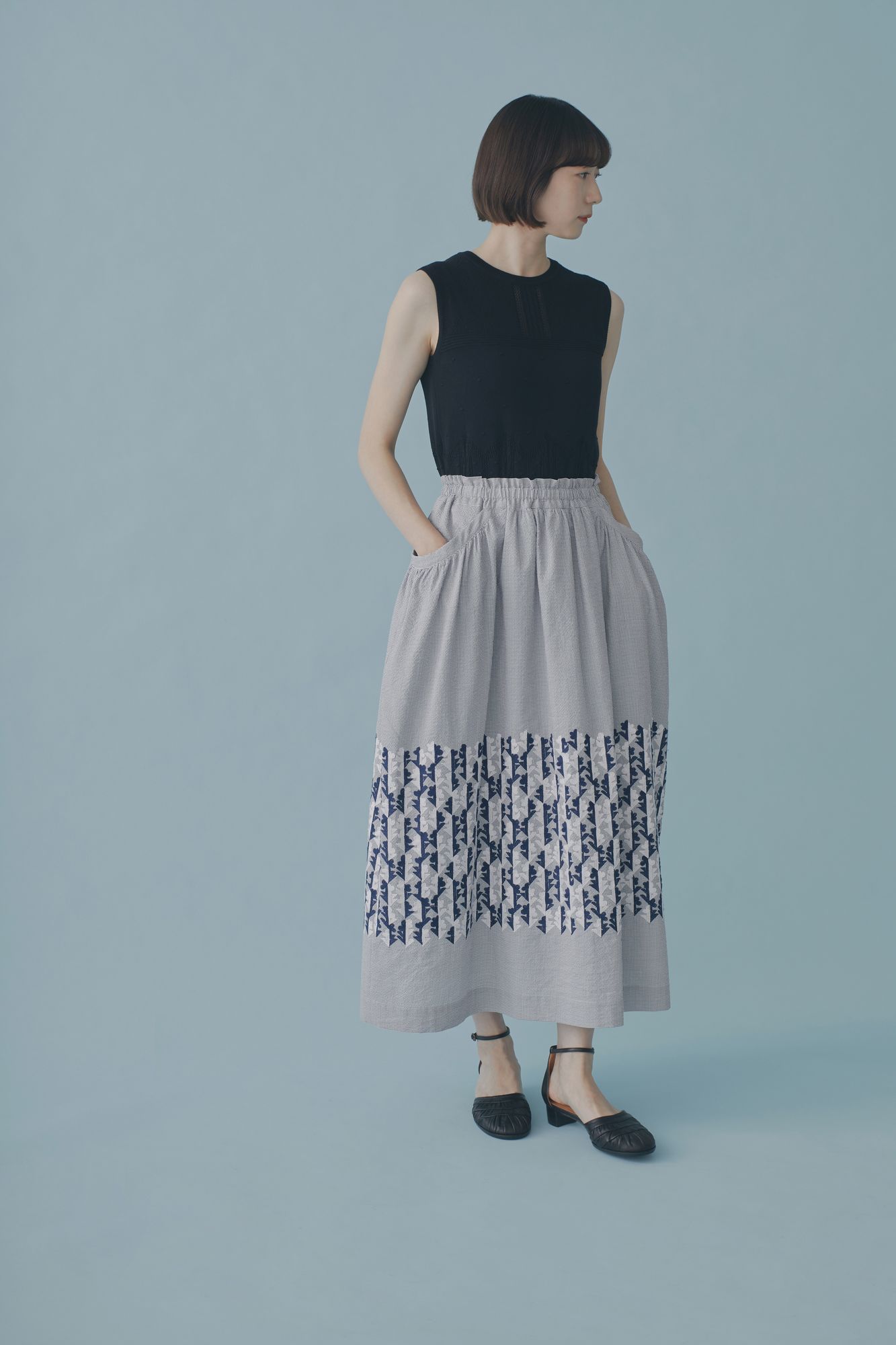 エミリオプッチギャザースカート twin flower ギャザースカート - minä